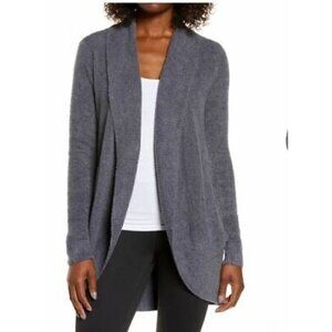 Barefoot Dreams cozychic lite circle cardigan in pacific blue size S